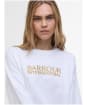 Women's Barbour International Dakota Sweatshirt - White