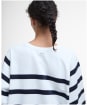 Women's Barbour Delaney Sweatshirt - Cloud Stripe