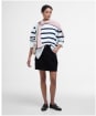 Women's Barbour Delaney Sweatshirt - Cloud Stripe