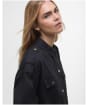 Women's Barbour International Emerson Overshirt - Black