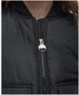 Women's Barbour International Emerson Quilted Sweater Jacket - Black
