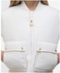 Women's Barbour International Emerson Quilted Sweater Jacket - Neutral