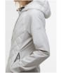 Women's Barbour International Dakota Quilted Sweater Jacket - Silver Birch