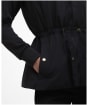 Women's Barbour International Caprice Quilted Sweater Jacket - Black
