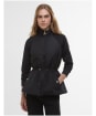 Women's Barbour International Caprice Quilted Sweater Jacket - Black