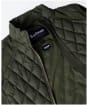 Women's Barbour Edda Quilted Sweater Jacket - Olive