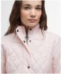 Women's Barbour Flyweight Cavalry Quilted Jacket - Primrose Pink