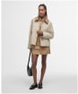 Women's Barbour Anise Quilted Jacket - Light Sand / Ancient Tartan
