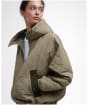 Women's Barbour Maddy Quilted Jacket - Dusky Green / Ancient Tartan