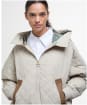 Women's Barbour Maddy Quilted Jacket - Light Sand / Ancient Tartan