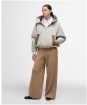 Women's Barbour Maddy Quilted Jacket - Light Sand / Ancient Tartan