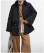 Women's Barbour Corinne Quilted Jacket - Black / Ancient 