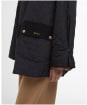 Women's Barbour Corinne Quilted Jacket - Black / Ancient 