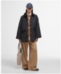 Women's Barbour Corinne Quilted Jacket - Black / Ancient 