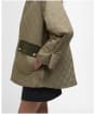 Women's Barbour Corinne Quilted Jacket - Dusky Green / Ancient Tartan