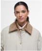 Women's Barbour Corinne Quilted Jacket - Light Sand / Ancient Tartan