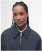 Women's Barbour Clarissa Quilted Jacket - Dark Navy / Rosemary