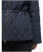 Women's Barbour Clarissa Quilted Jacket - Dark Navy / Rosemary