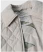 Women's Barbour Clarissa Quilted Jacket - Light Sand / Rosemary Tartan