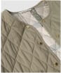 Women's Barbour Monroe Quilted Jacket - Dusky Green / Rosemary Tartan