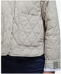 Women's Barbour Monroe Quilted Jacket - Light Sand / Rosemary Tartan