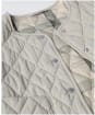 Women's Barbour Monroe Quilted Jacket - Light Sand / Rosemary Tartan