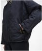 Women's Barbour Emlyn Quilted Jacket - Black / Ancient 