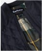 Women's Barbour Emlyn Quilted Jacket - Black / Ancient 