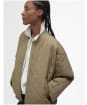 Women's Barbour Emlyn Quilted Jacket - Dusky Green / Ancient Tartan