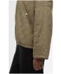 Women's Barbour Emlyn Quilted Jacket - Dusky Green / Ancient Tartan