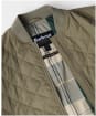 Women's Barbour Emlyn Quilted Jacket - Dusky Green / Ancient Tartan