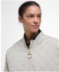Women's Barbour Emlyn Quilted Jacket - Light Sand / Ancient Tartan