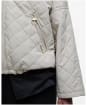 Women's Barbour Emlyn Quilted Jacket - Light Sand / Ancient Tartan