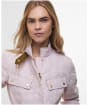 Women's Barbour International Halsey Quilted Jacket - CRYSTAL PINK/MOS