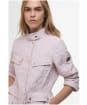 Women's Barbour International Halsey Quilted Jacket - CRYSTAL PINK/MOS