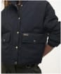 Women's Barbour International Zola Quilted Jacket - Black / Envy green