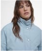 Women's Barbour International Zola Quilted Jacket - Light Steel Blue