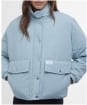 Women's Barbour International Zola Quilted Jacket - Light Steel Blue