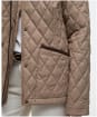 Women's Barbour Keeper Wear Quilted Jacket - Military Brown