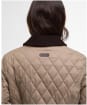 Women's Barbour Keeper Wear Quilted Jacket - Military Brown