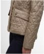 Women's Barbour Crawford Cavalry Quilted Jacket - Military Brown