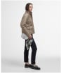 Women's Barbour Crawford Cavalry Quilted Jacket - Military Brown