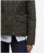 Women's Barbour Crawford Cavalry Quilted Jacket - Olive / Ancient Tartan