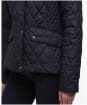 Women's Barbour Crawford Cavalry Quilted Jacket - Dark Navy / Ancient Tartan