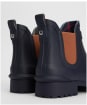Women's Barbour Wilton Ankle Welly - NAVY/BRAN