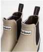 Women's Barbour Halton Chelsea Wellingtons - Light Sand / Black