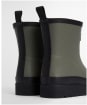Women's Barbour Portree Wedge Welly - Dusky Olive / Black