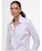 Women's Barbour Derwent Shirt - PINK/HESSIAN TAR