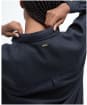 Women's Barbour Hampton Relaxed Fit Linen Shirt - Dark Navy / Safari Tartan