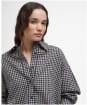 Women's Barbour Adaline Shirt - Dark Navy / Light Sand / Military Brown